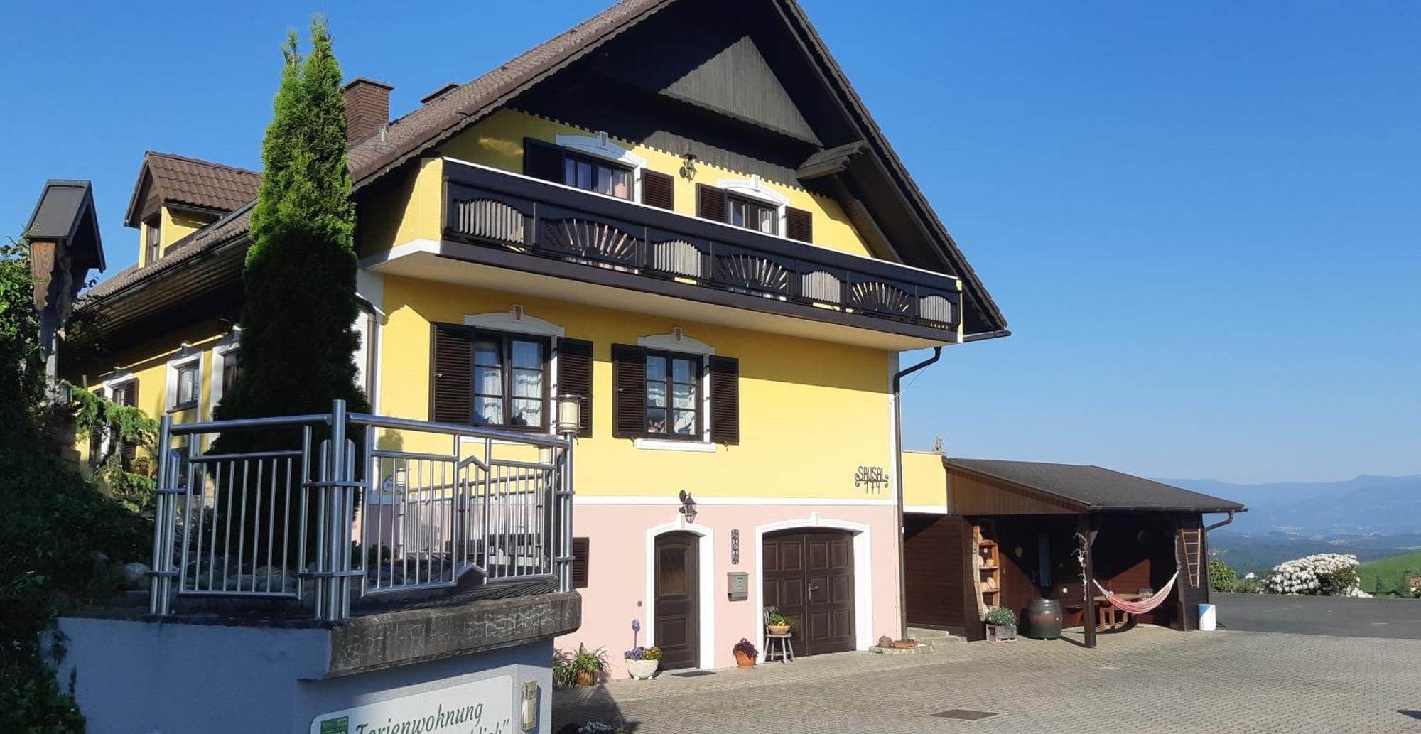 Ferienwohnung Wein- und Weitblick Gleinstätten Exterior foto